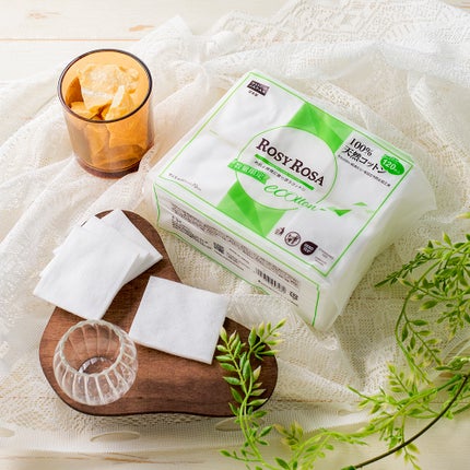 エコットン 120枚入り/ロージーローザ/コットンを使ったクチコミ(1枚目)