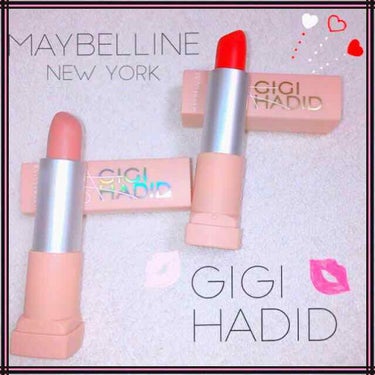 ジジ・ハディッド限定コレクション カラーセンセーショナル リップスティックG/MAYBELLINE NEW YORK/口紅を使ったクチコミ（1枚目）