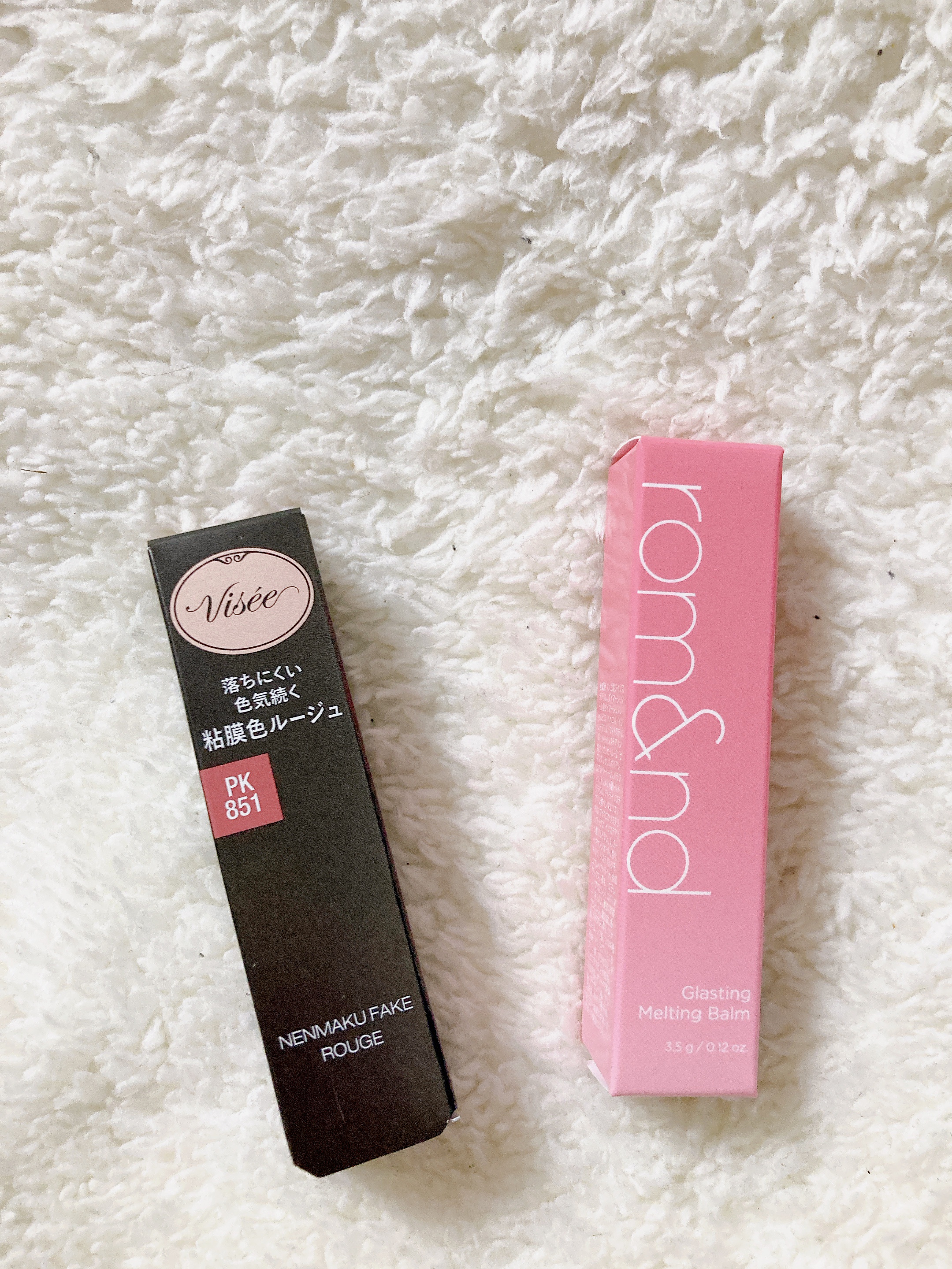 グラスティングメルティングバーム/rom&nd/リップバームを使ったクチコミ（1枚目）