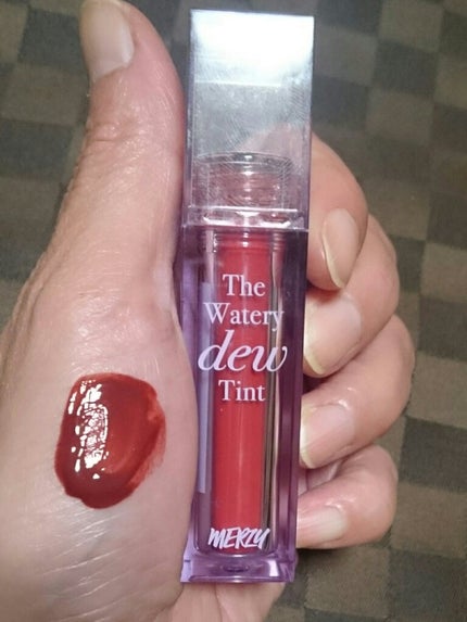 ザ ウォータリーデューティント/MERZY/リップティントを使ったクチコミ(1枚目)