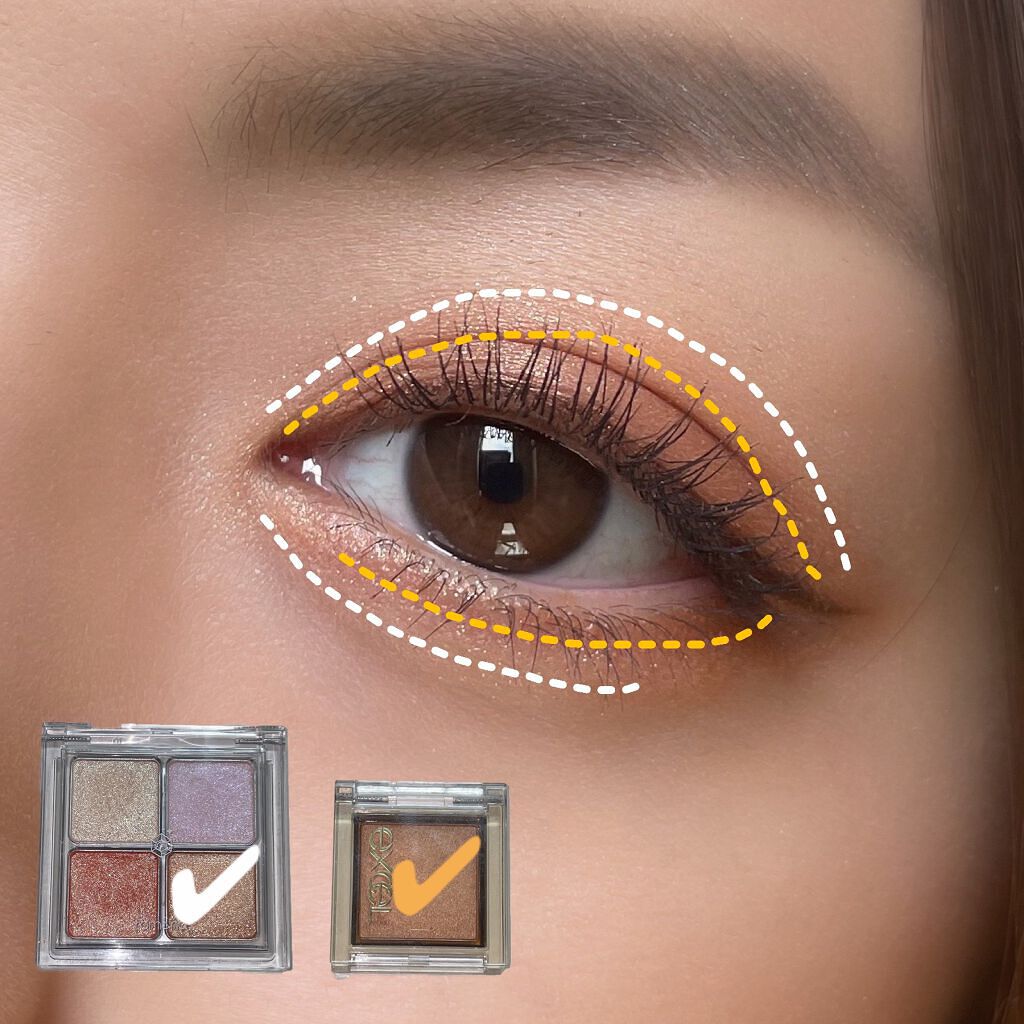 ベターザンアイズ/rom&nd/アイシャドウパレットを使ったクチコミ(7枚目)