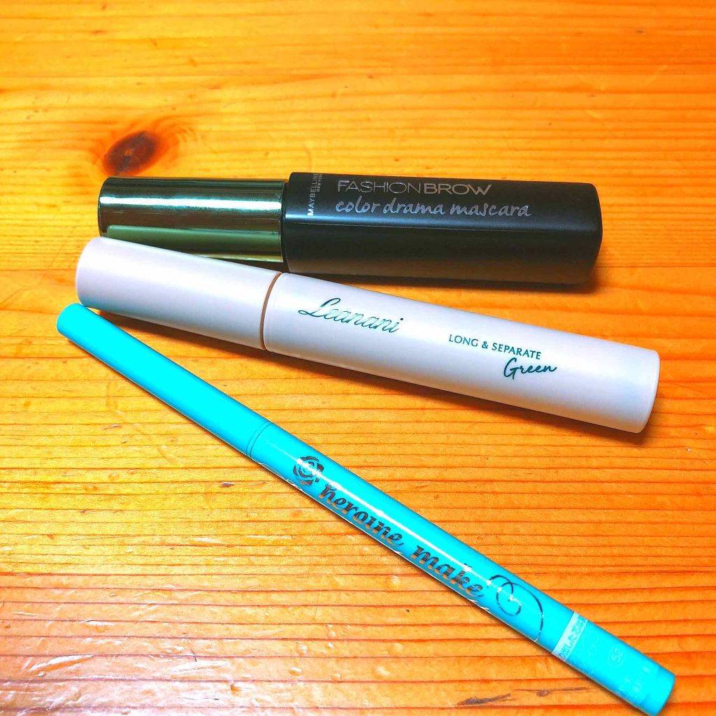 ファッションブロウ カラードラマ マスカラ カーキ/MAYBELLINE NEW YORK/眉マスカラを使ったクチコミ（2枚目）