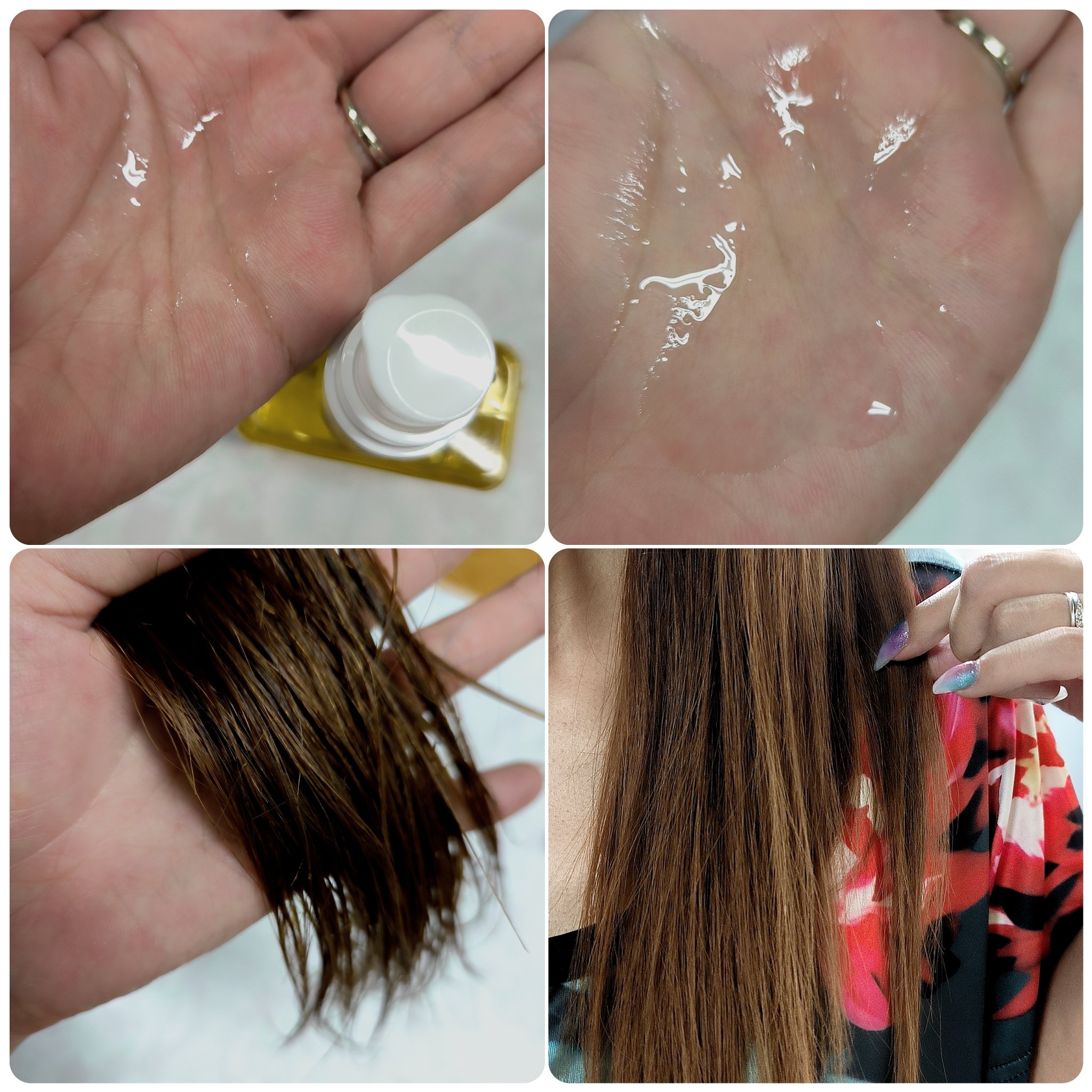 ケア＆デザイン オイルH/LUFT/ヘアオイルを使ったクチコミ（3枚目）