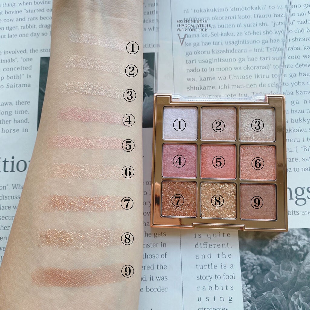 ワンピックアイシャドウパレット/APLIN/アイシャドウパレットを使ったクチコミ(3枚目)