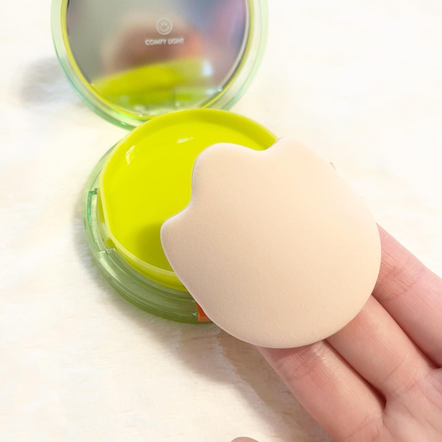 コンフィーライトクッション/LUNA/クッションファンデーションを使ったクチコミ（3枚目）