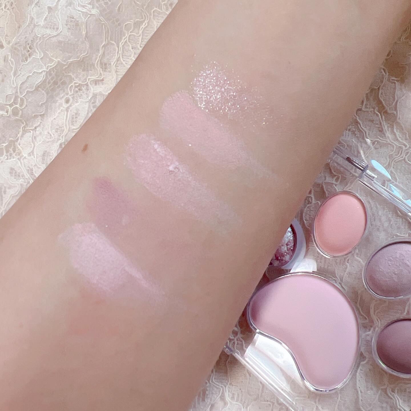 ミャオパウズアイシャドウパレット/MilleFée/アイシャドウパレットを使ったクチコミ（3枚目）