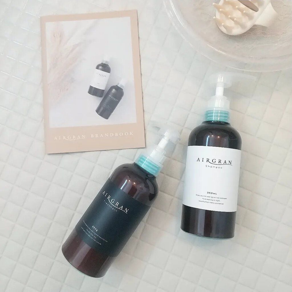 ナチュラルストレートシャンプー&トリートメント/AIRGRAN/市販シャンプーを使ったクチコミ(1枚目)