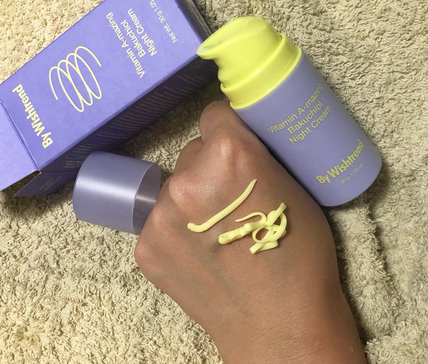 ビタミンA-mazingバクチオールナイトクリーム/By Wishtrend/フェイスクリームを使ったクチコミ(6枚目)