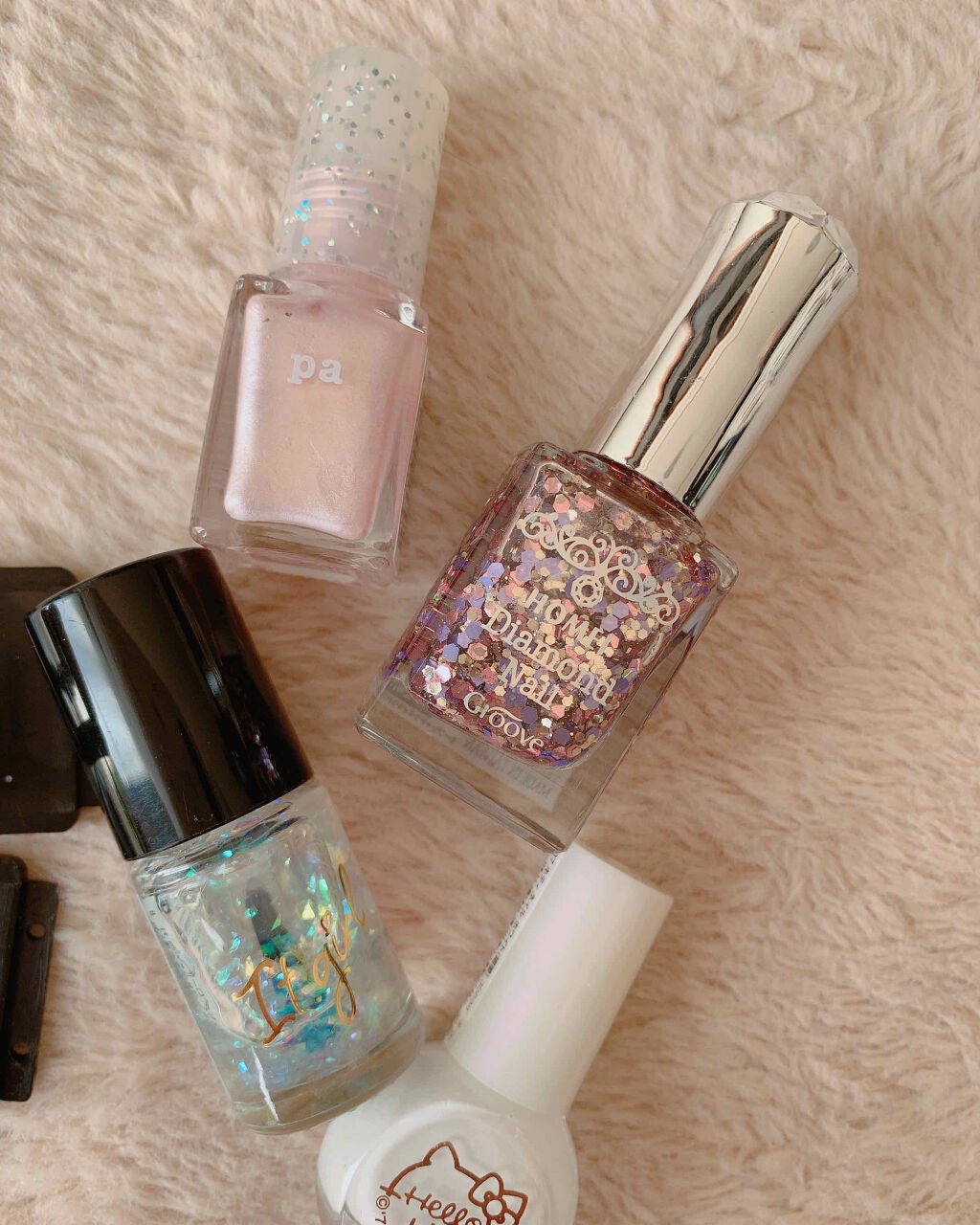 ダイヤモンドネイルポリッシュ/HOMEI/マニキュアを使ったクチコミ(3枚目)