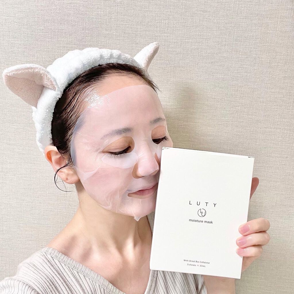 ルーティー モイスチャーマスク 1箱（5枚入り）/LUTY/シートマスク・パックを使ったクチコミ（1枚目）