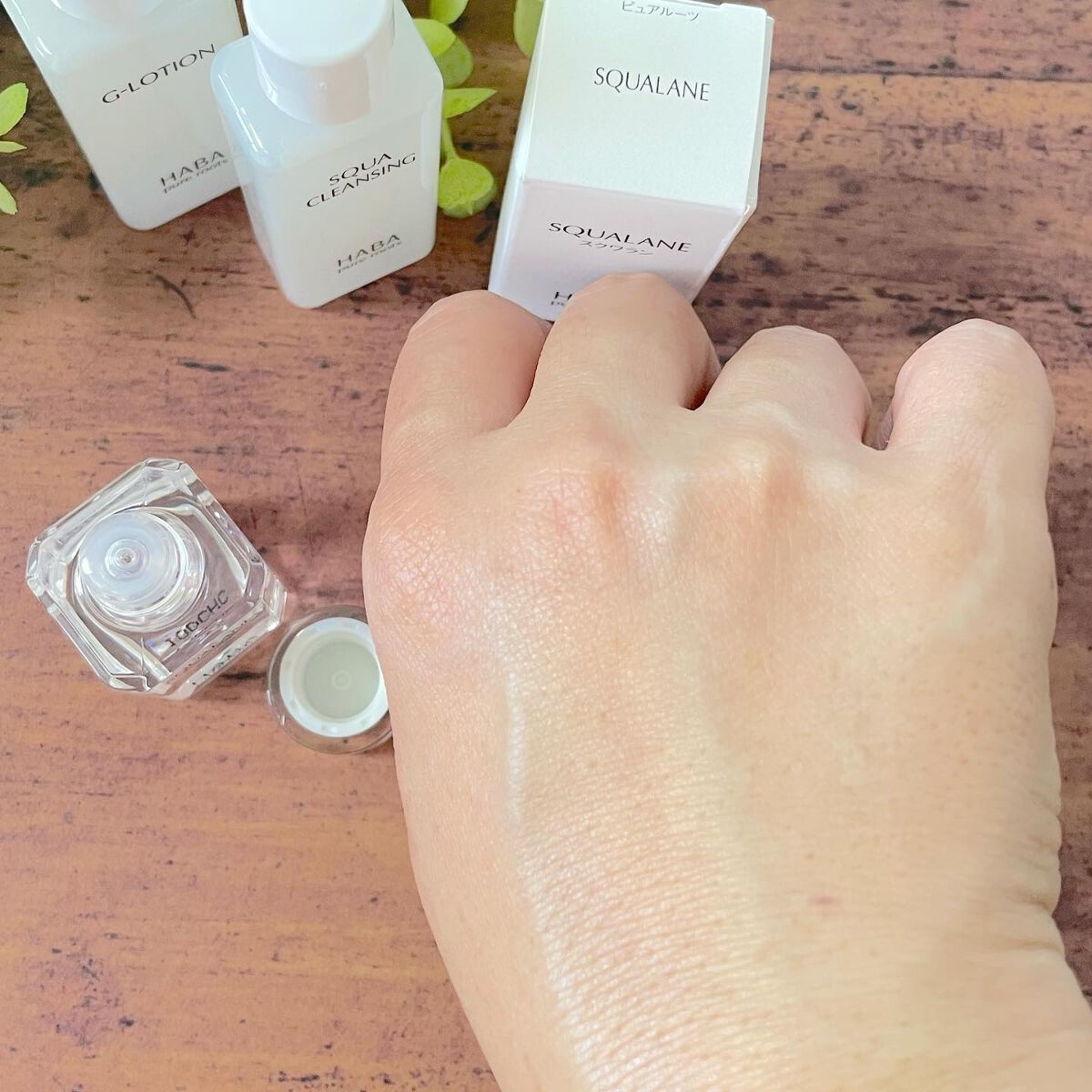 高品位「スクワラン」/HABA/フェイスオイルを使ったクチコミ(4枚目)