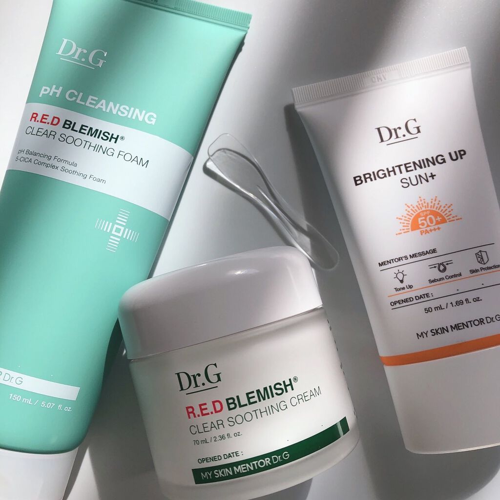 弱酸性レッドブレミッシュクリアスージングフォーム/Dr.G/洗顔フォームを使ったクチコミ（1枚目）