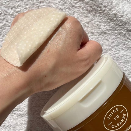 ビネガー コンブチャ ヴィーガン カーミングパッド/JUICE TO CLEANSE/トナーパッドを使ったクチコミ(5枚目)