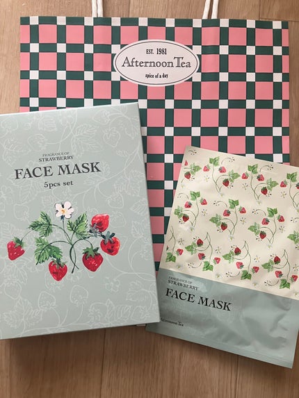 ストロベリーフェイスマスク/Afternoon Tea LIVING/シートマスク・パックを使ったクチコミ(2枚目)