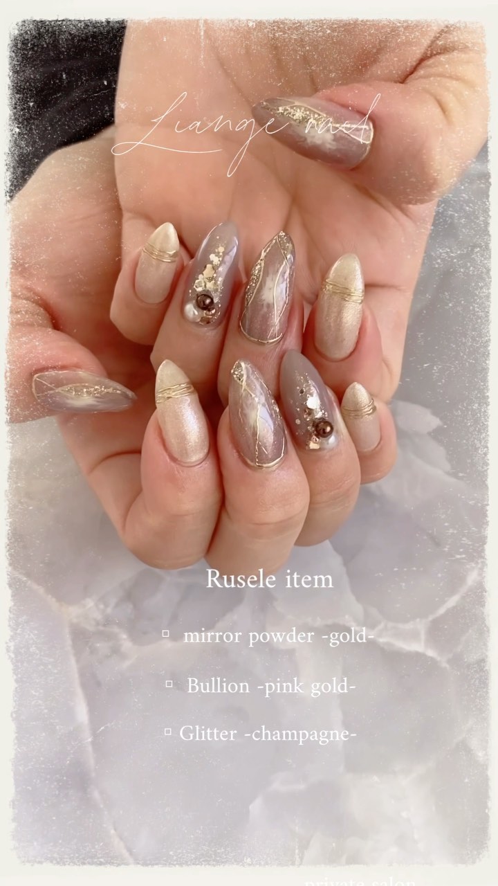 #リアンジェネイル,#柏ネイル,#ネイル,#ニュアンスネイル,#大人ニュアンスネイル,#秋ネイル,#冬ネイル,#ミラーネイル,#ビジューネイル,#クリスマスネイルのネイルデザイン