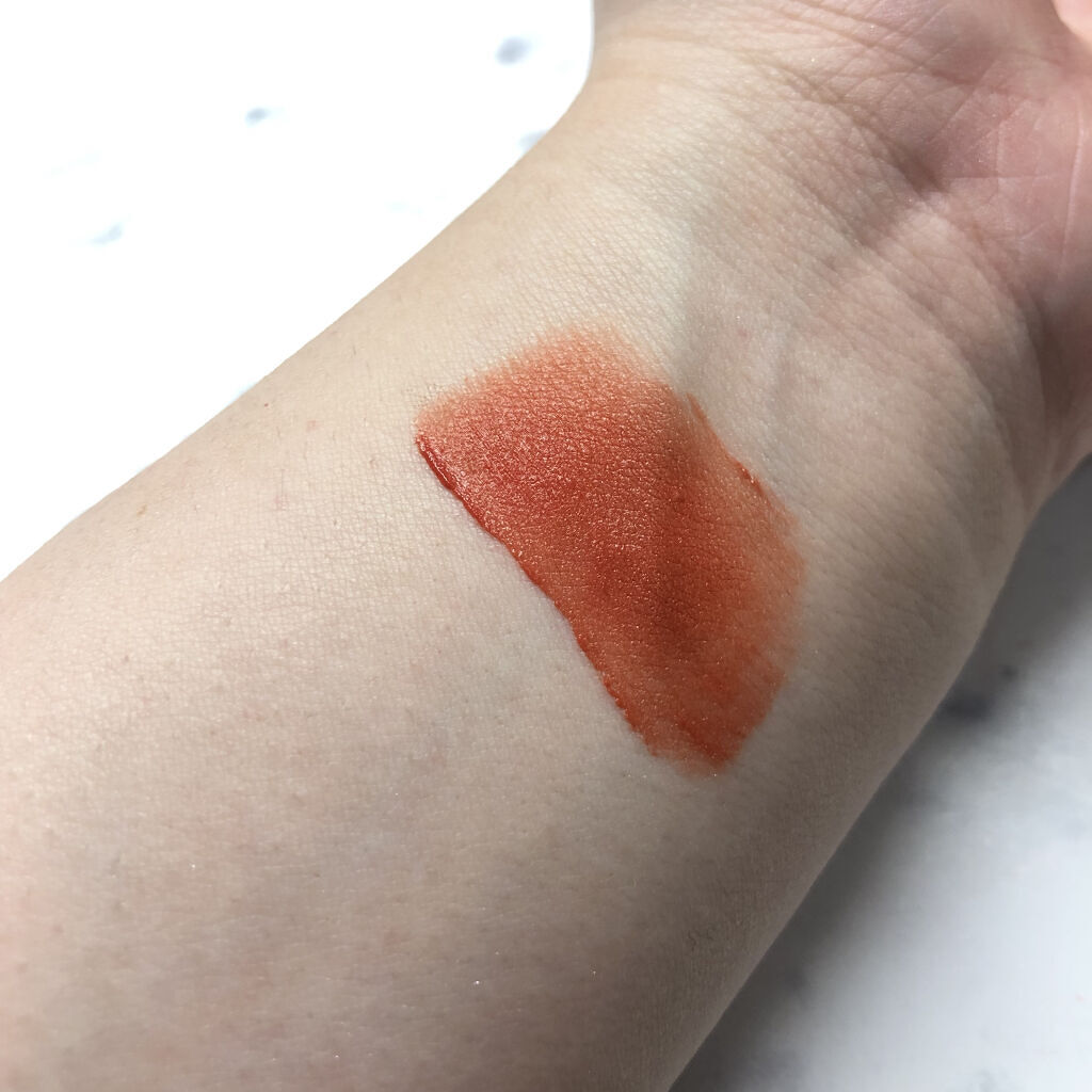インク エアリー ベルベット 02 SELFIE ORANGE BROWN/PERIPERA/口紅を使ったクチコミ（2枚目）