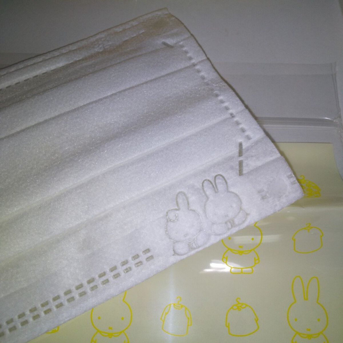 miffy不織布プリーツマスク/日本マスク®/マスクを使ったクチコミ（3枚目）