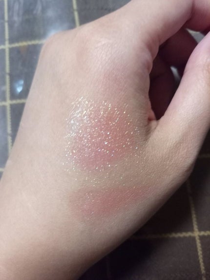 グリッター シャドウ カラー/rom&nd/グリッターを使ったクチコミ(3枚目)