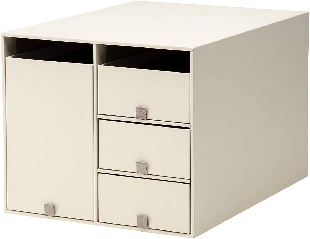 プラス 収納ボックス リビングポストIIY4L クリームホワイト LP-201Y4-L 85-663 / Amazon