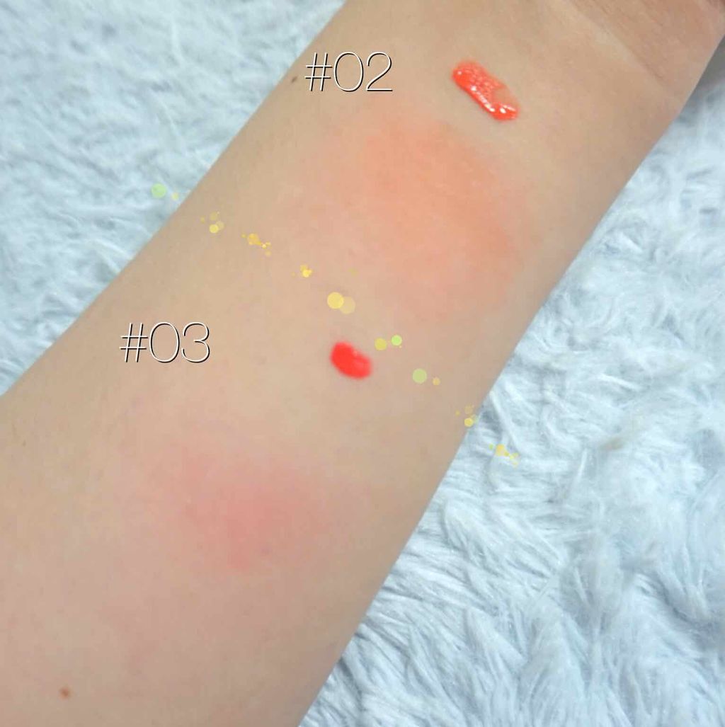 ジューシーレディリキッドチーク/キャンメイク/リキッドチークを使ったクチコミ(2枚目)