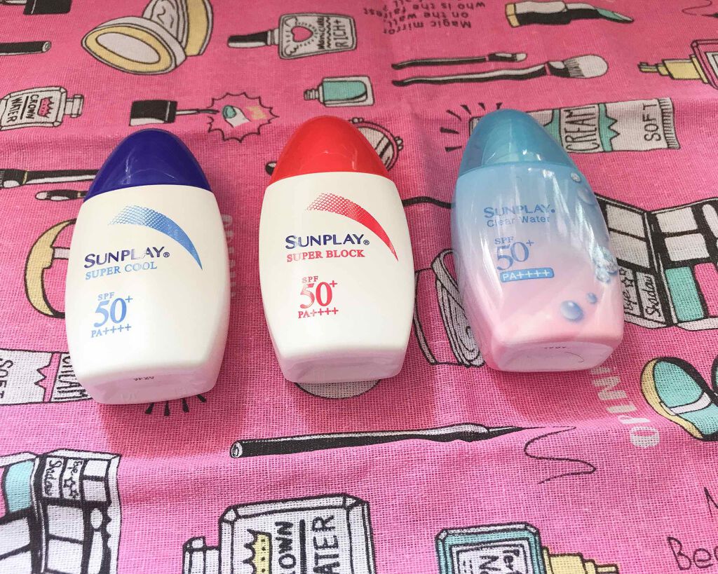 サンプレイスーパーブロック/メンソレータム/日焼け止めローションを使ったクチコミ（1枚目）