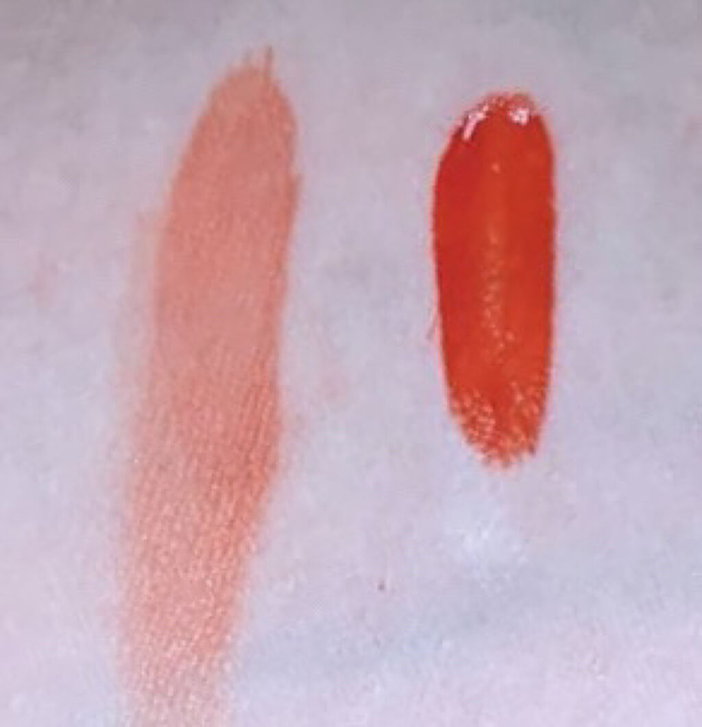 リップライク モイストティント/B. by BANILA/口紅を使ったクチコミ（3枚目）