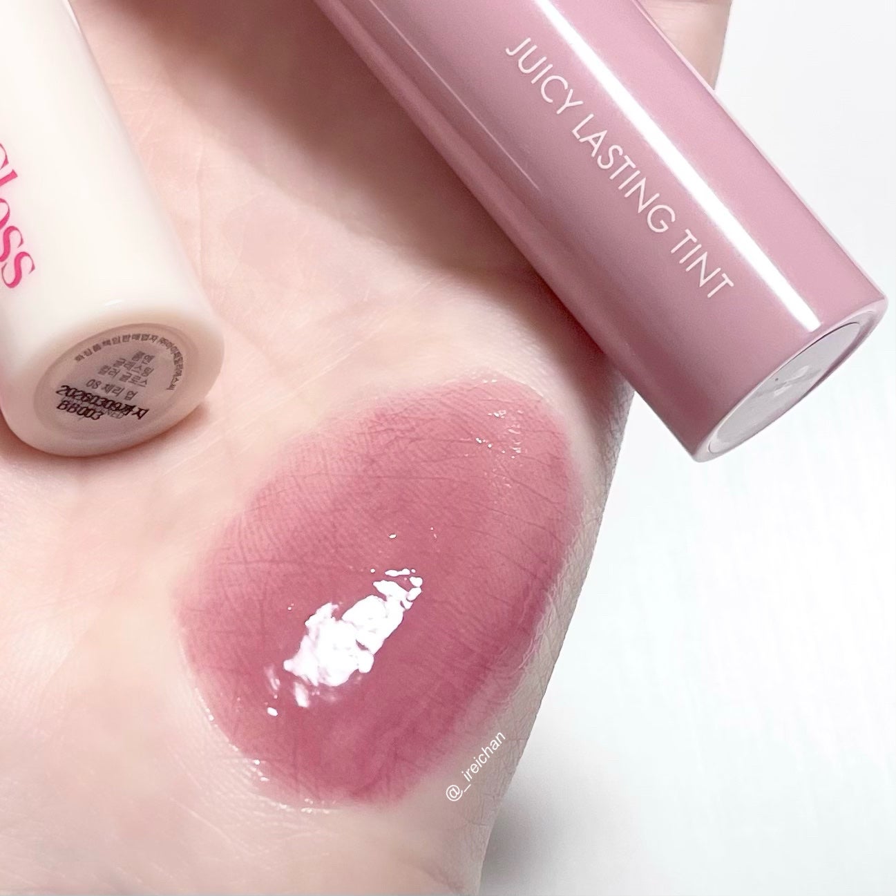 ジューシーラスティングティント/rom&nd/リップティントを使ったクチコミ(5枚目)