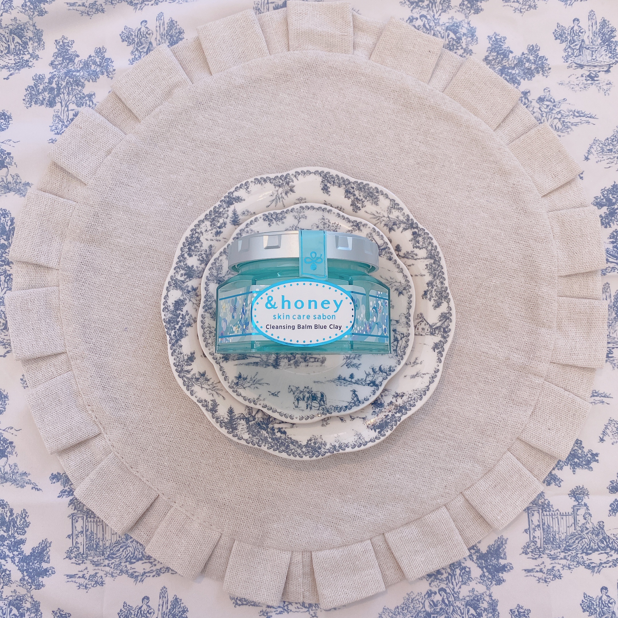 アンドハニー サボン クレンジングバーム ブルークレイ/&honey/クレンジングバームを使ったクチコミ（1枚目）