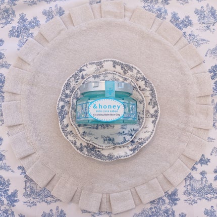 アンドハニー サボン クレンジングバーム ブルークレイ/&honey/クレンジングバームを使ったクチコミ(1枚目)