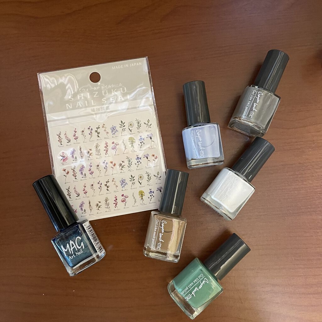 しずくネイルシール/キャンドゥ/ネイルシールを使ったクチコミ（2枚目）