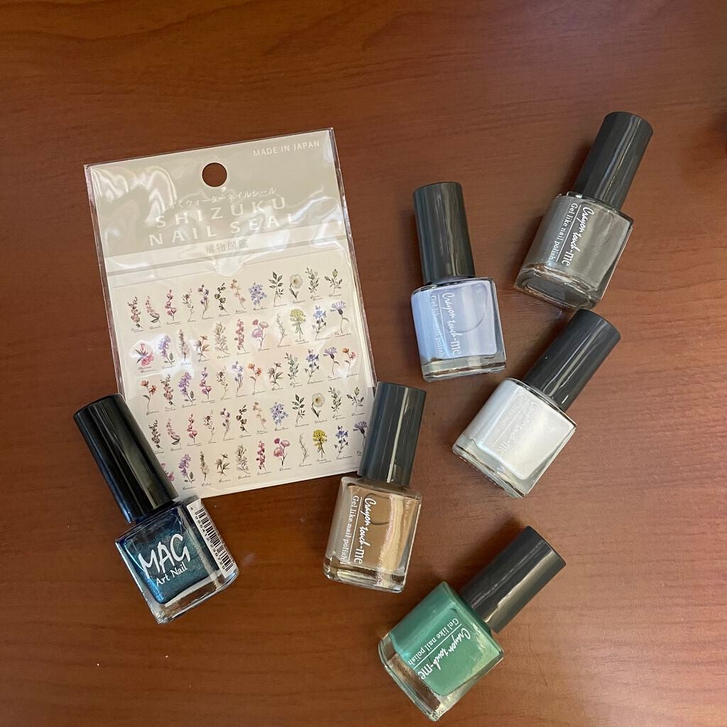 しずくネイルシール/キャンドゥ/ネイルシールを使ったクチコミ(2枚目)