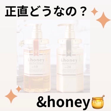 🍯&honey最強🍯
皆さんこんばんは🌙
Rose🥀と申します！！

今回は、私が買ってよかった！激推しの&honeyのシャンプー＆リンスを正直商品レビューしたいと思います！

早速レビューしていきます