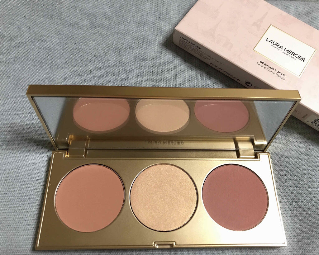 ボンジュール トーキョー フェイス アンド チーク パレット/ローラ メルシエ/パウダーチークを使ったクチコミ（1枚目）