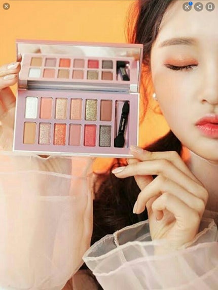 バレンタインボックス2 ピーチパレット/VAVI MELLO/アイシャドウパレットを使ったクチコミ(2枚目)