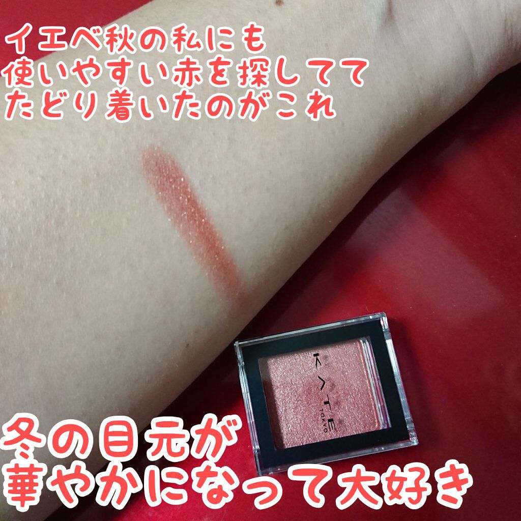 ケイト ザ アイカラー 050 ブリックレッド/KATE/単色アイシャドウを使ったクチコミ（2枚目）