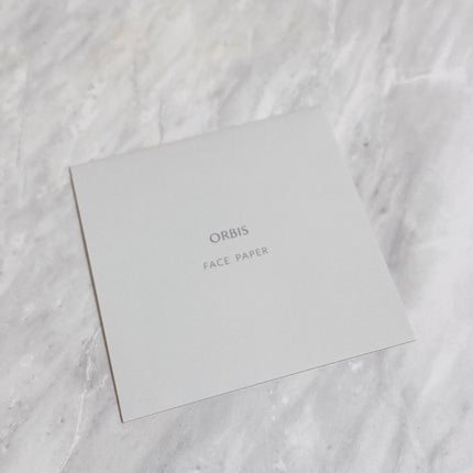 オルビス あぶらとり紙のクチコミ「大判でコスパ良し、機能性良しのあぶらとり紙をご紹介します✨
特徴は…
✔大判で一枚で十分
.....」(1枚目)