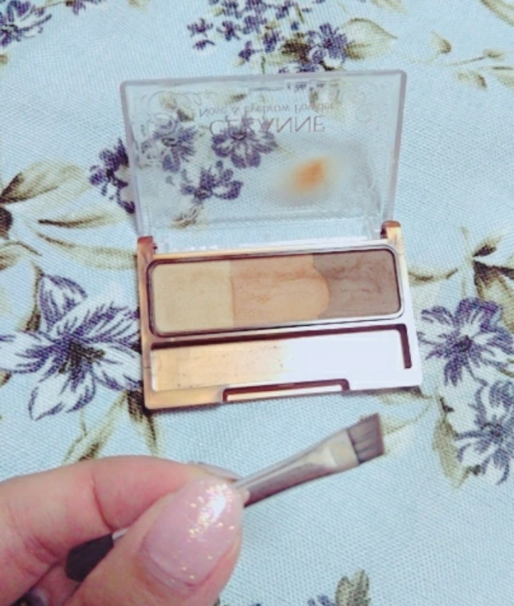 ノーズ＆アイブロウパウダー/CEZANNE/パウダーアイブロウを使ったクチコミ（2枚目）