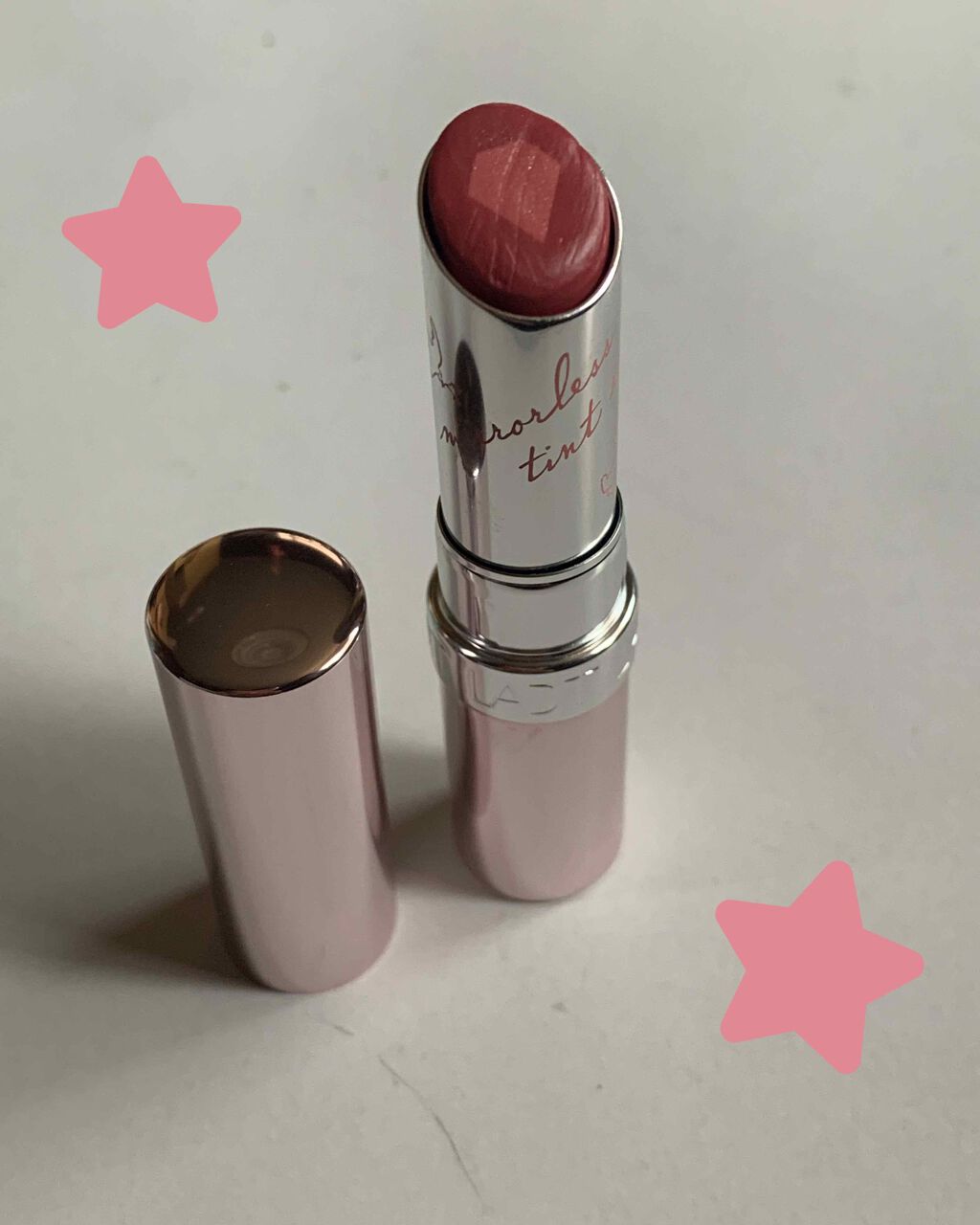 ミラーレスティントルージュ 05 ピンクランデブー/レディット/リップティントを使ったクチコミ（1枚目）