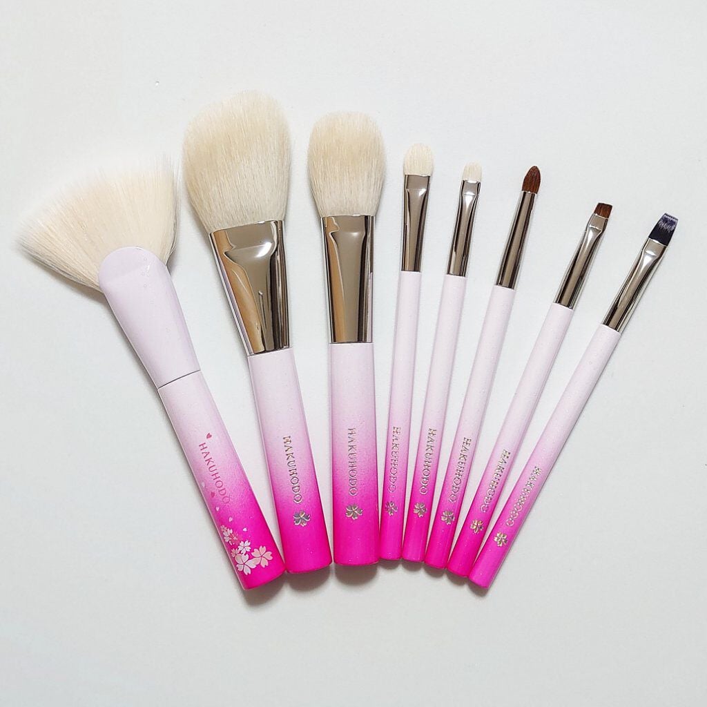 花霞セット -Flowering Haze in Spring Set-/白鳳堂/メイクブラシを使ったクチコミ(2枚目)