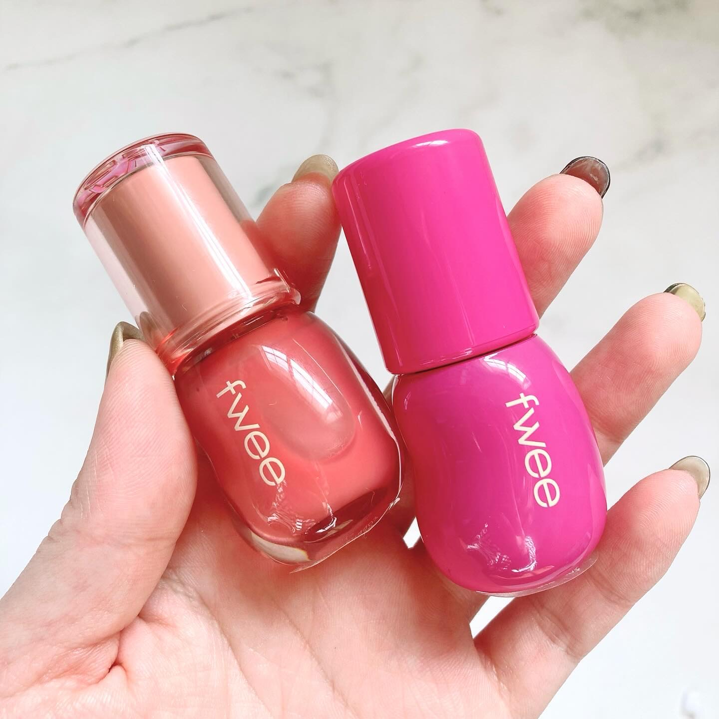 フィー 3Dボリューミンググロス/fwee/リップグロスを使ったクチコミ（2枚目）