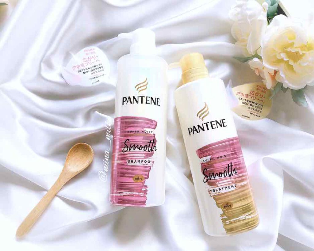 スーパー モイスト スムース シャンプー／トリートメント/パンテーン/シャンプー・コンディショナーを使ったクチコミ（1枚目）