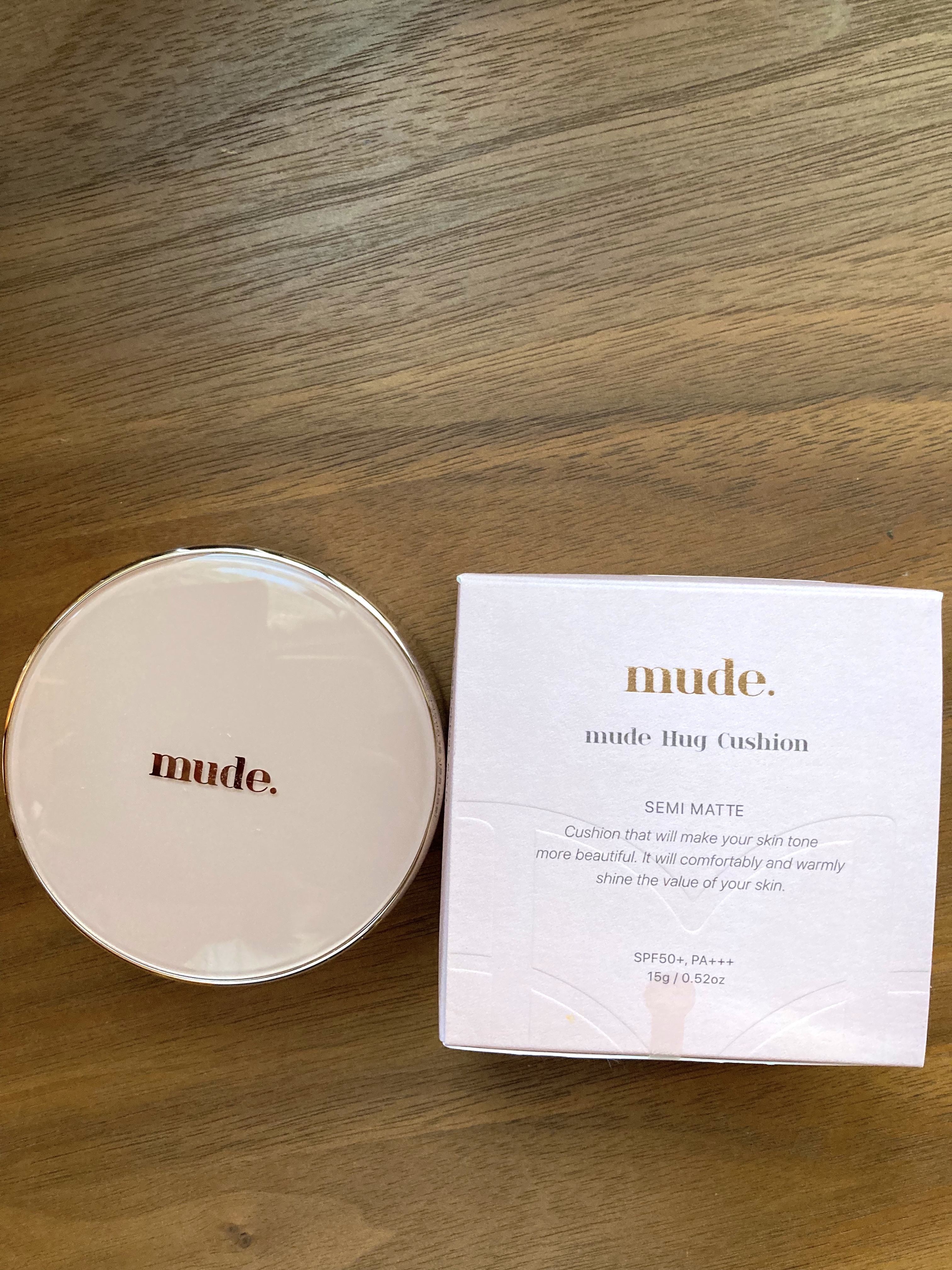 ハグクッション/mude./クッションファンデーションを使ったクチコミ（1枚目）