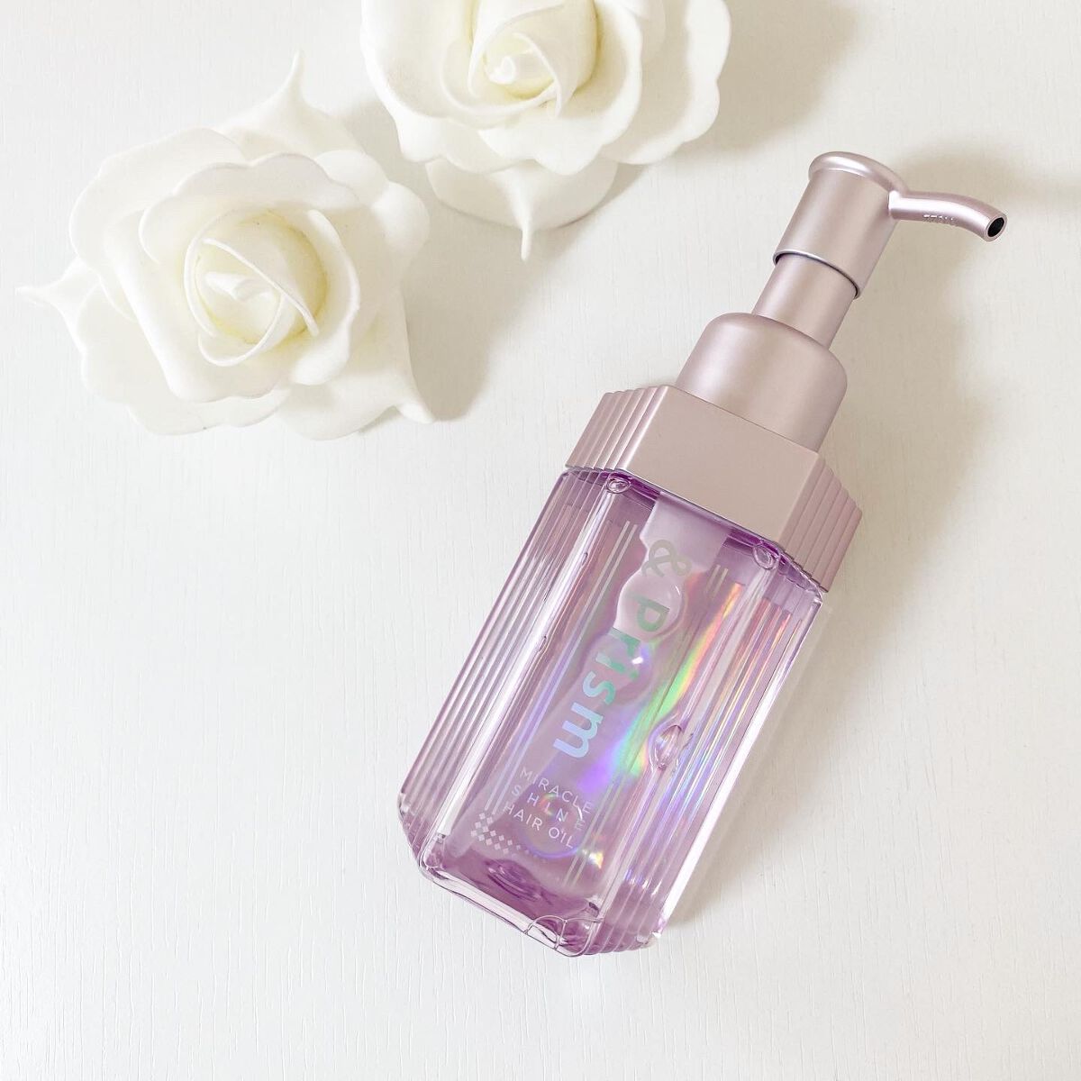 ミラクル シャイン ヘアオイル/&Prism/ヘアオイルを使ったクチコミ（1枚目）