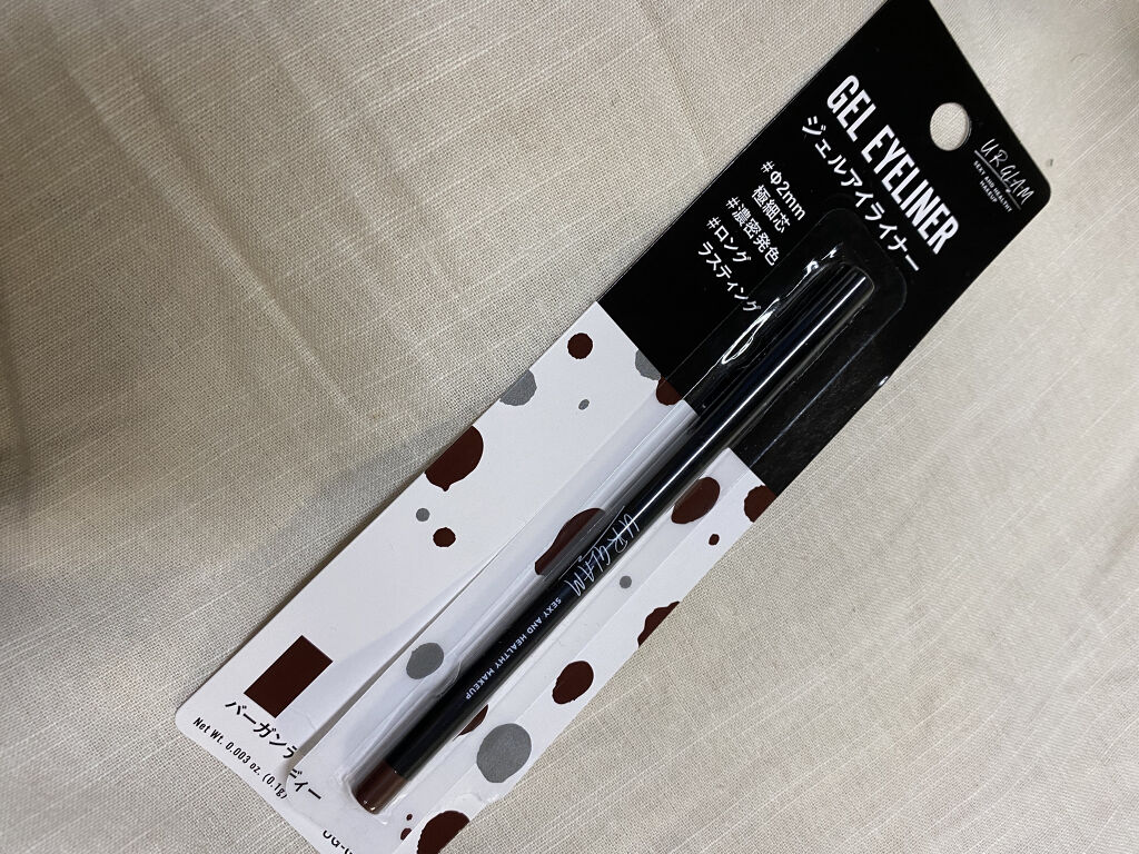  UR GLAM　GEL EYELINER/U R GLAM/ジェルアイライナーを使ったクチコミ（1枚目）