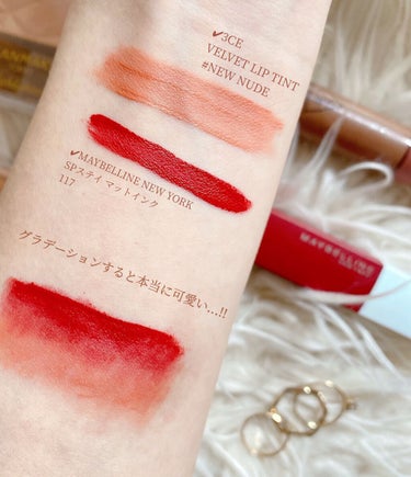 3CE VELVET LIP TINT/3CE/口紅を使ったクチコミ（3枚目）