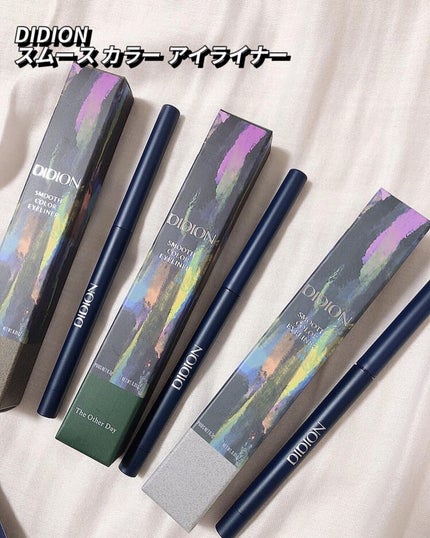 スムース カラー アイライナー 07 Star Spangled/DIDION/ペンシルアイライナーを使ったクチコミ(2枚目)