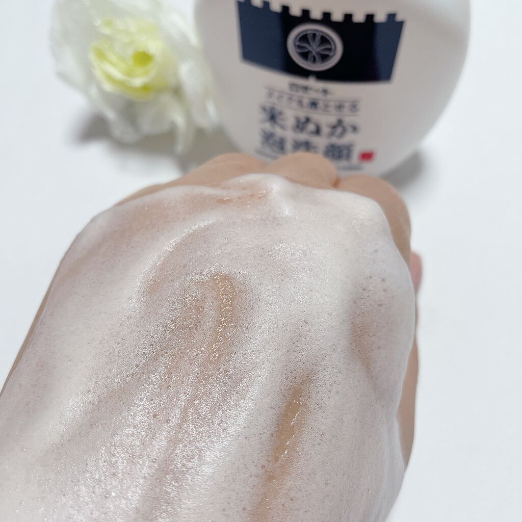 江戸こすめ メイクも落とせる米ぬか泡洗顔/ロゼット/泡洗顔を使ったクチコミ(4枚目)