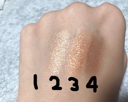 アクセントカラーアイズ CC/インテグレート/アイシャドウパレットを使ったクチコミ(3枚目)