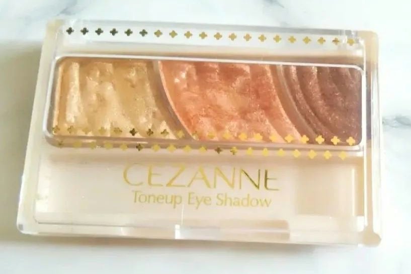 トーンアップアイシャドウ/CEZANNE/アイシャドウパレットを使ったクチコミ(1枚目)