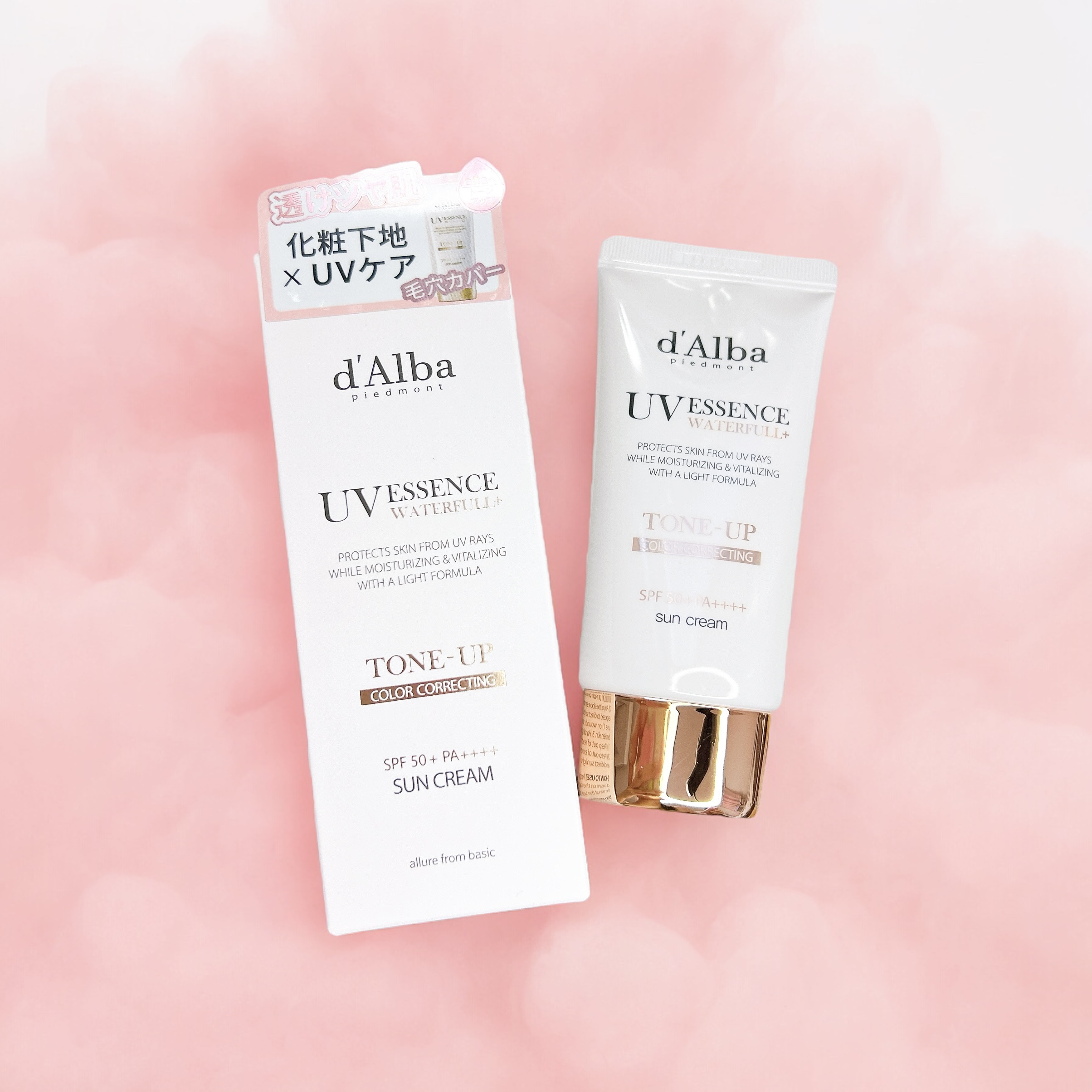 ウォータフルトーンアップサンクリーム/ダルバ/日焼け止めクリームを使ったクチコミ（1枚目）